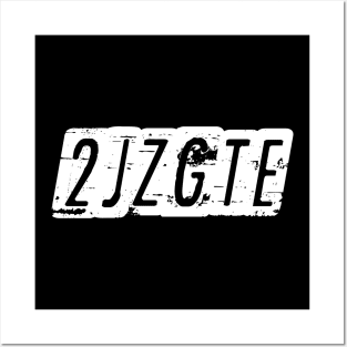 2jzgte (Black) Posters and Art